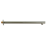 DAX Brass Round Shower Arm, 12", Brushed Nickel DAX-1053-300-BN