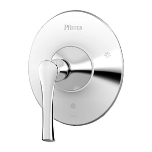 Rhen 1-Handle Tub & Shower Valve Only Trim in Polished Chrome