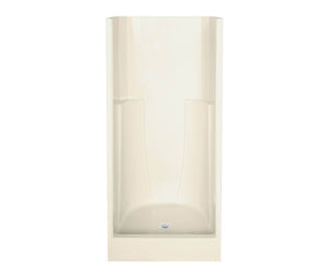 MAAX 103001-000-004-000 36S 36 x 34 AcrylX Alcove Center Drain One-Piece Shower in Bone