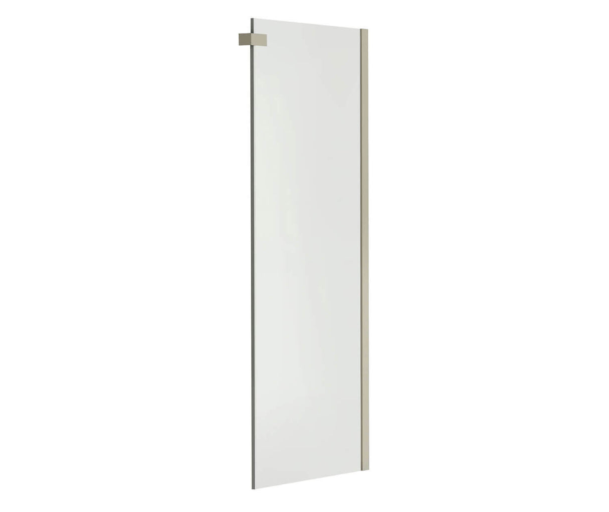 MAAX 139396-900-305-000 Halo Return Panel for 36 in. Base with Clear glass in Brushed Nickel