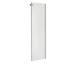 MAAX 139396-900-305-000 Halo Return Panel for 36 in. Base with Clear glass in Brushed Nickel