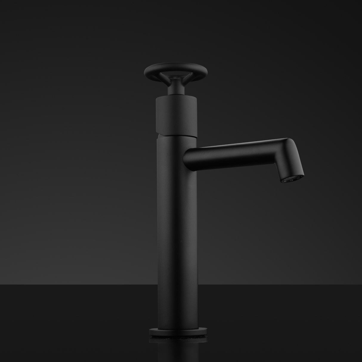 DAX Brass Single Handle Bathroom Faucet, Black Matte DAX-8010043-BL