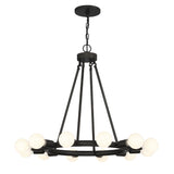 Dakota 12 Light Black Chandelier 9045-BK