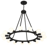 Dakota 15 Light Black Chandelier 9046-BK