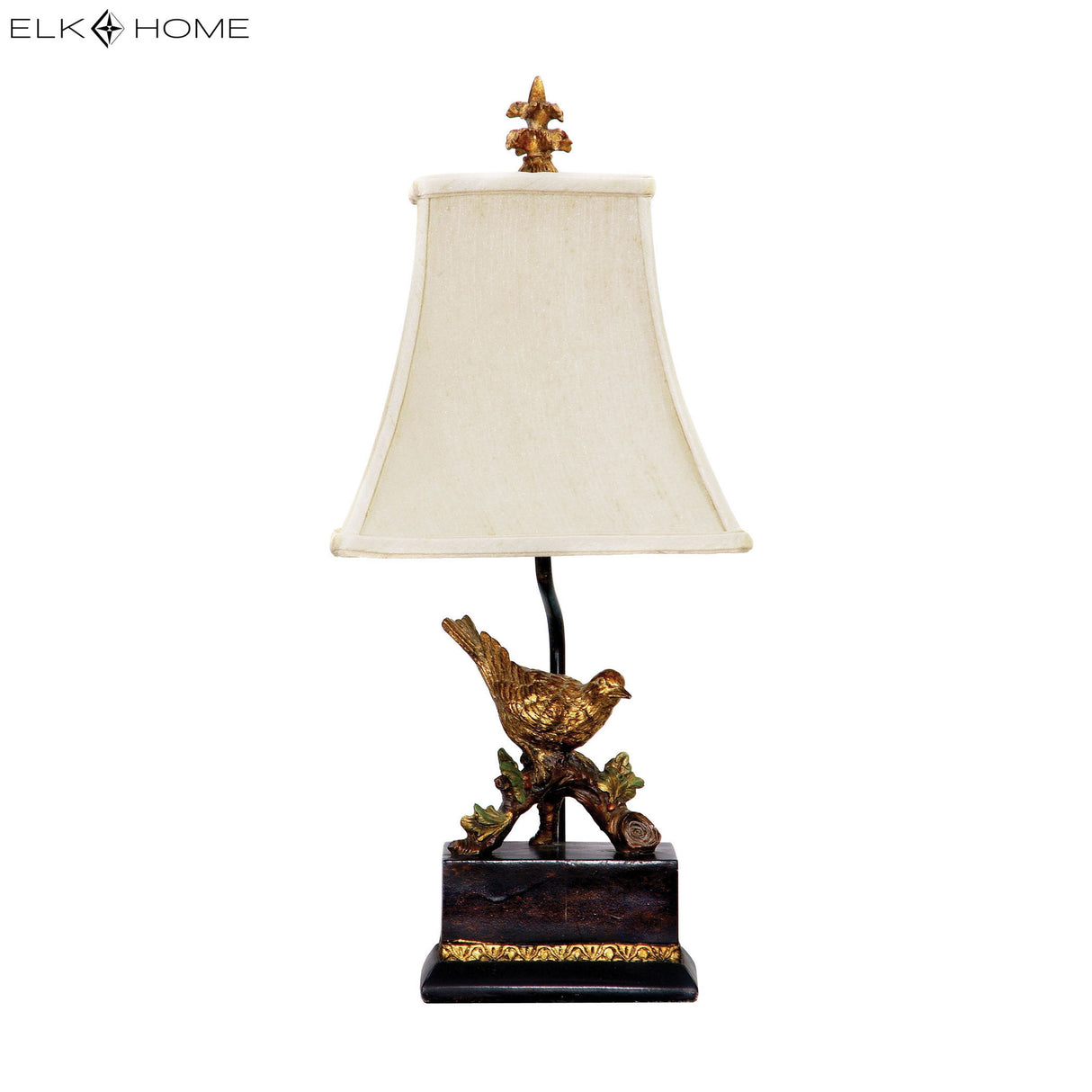 Elk 91-171 Perching Robin 21'' High 1-Light Table Lamp - Antique Black