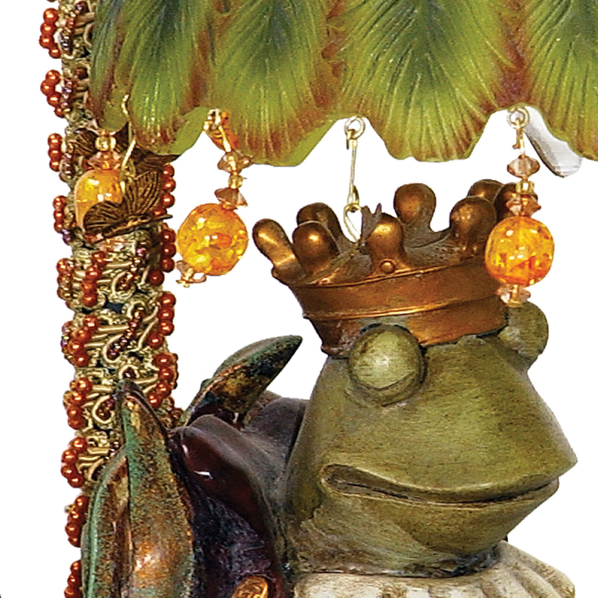 Elk 91-740 Sleeping King Frog 12.3'' High 1-Light Table Lamp - Multicolor