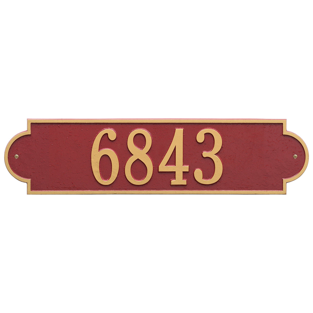 Whitehall 2990RG - Personalized Richmond  Plaque -Estate - Wall - 1 line