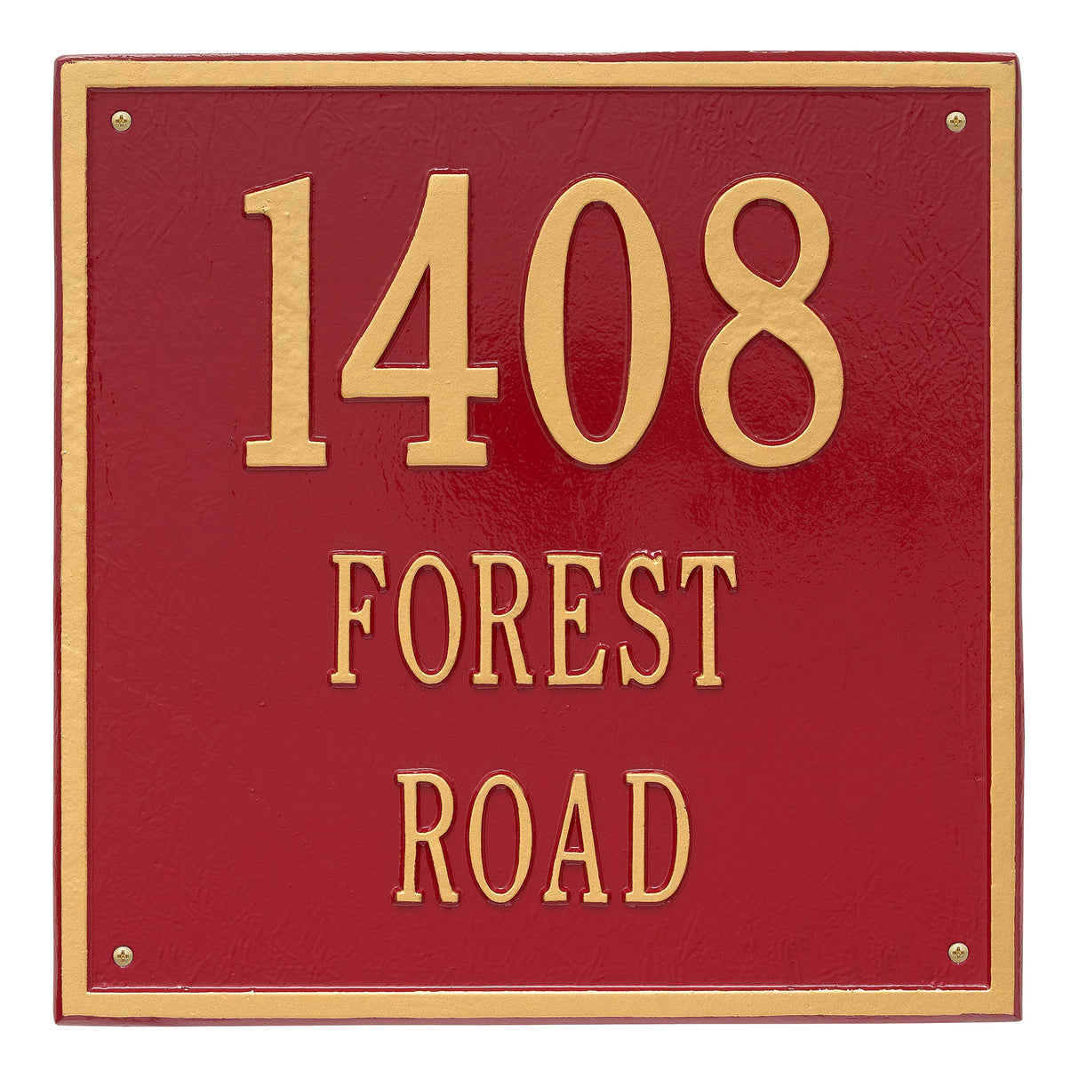 Whitehall 2118RG - Personalized Square Plaque - Estate - Wall - 3 line