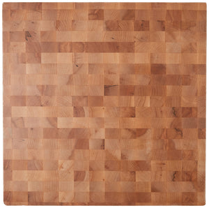 John Boos CCB24-S Block Classic Collection Maple Wood End Grain Chopping Block, 24 Inches x 4 24X24X4 MPL-END GR-NON REV-NO GRIPS