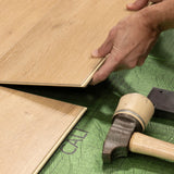 CALI Rockaway Oak Santa Cruz Extra Wide Click w/ Pad (Angle-Angle) 7704001000 72-1/16 x 9-3/8 x 1/2 (28.13 Sqft)