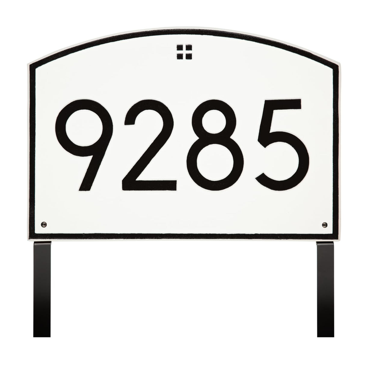 Whitehall 3908WH - Cape Charles Modern Font Plaque, Estate Lawn 1-line