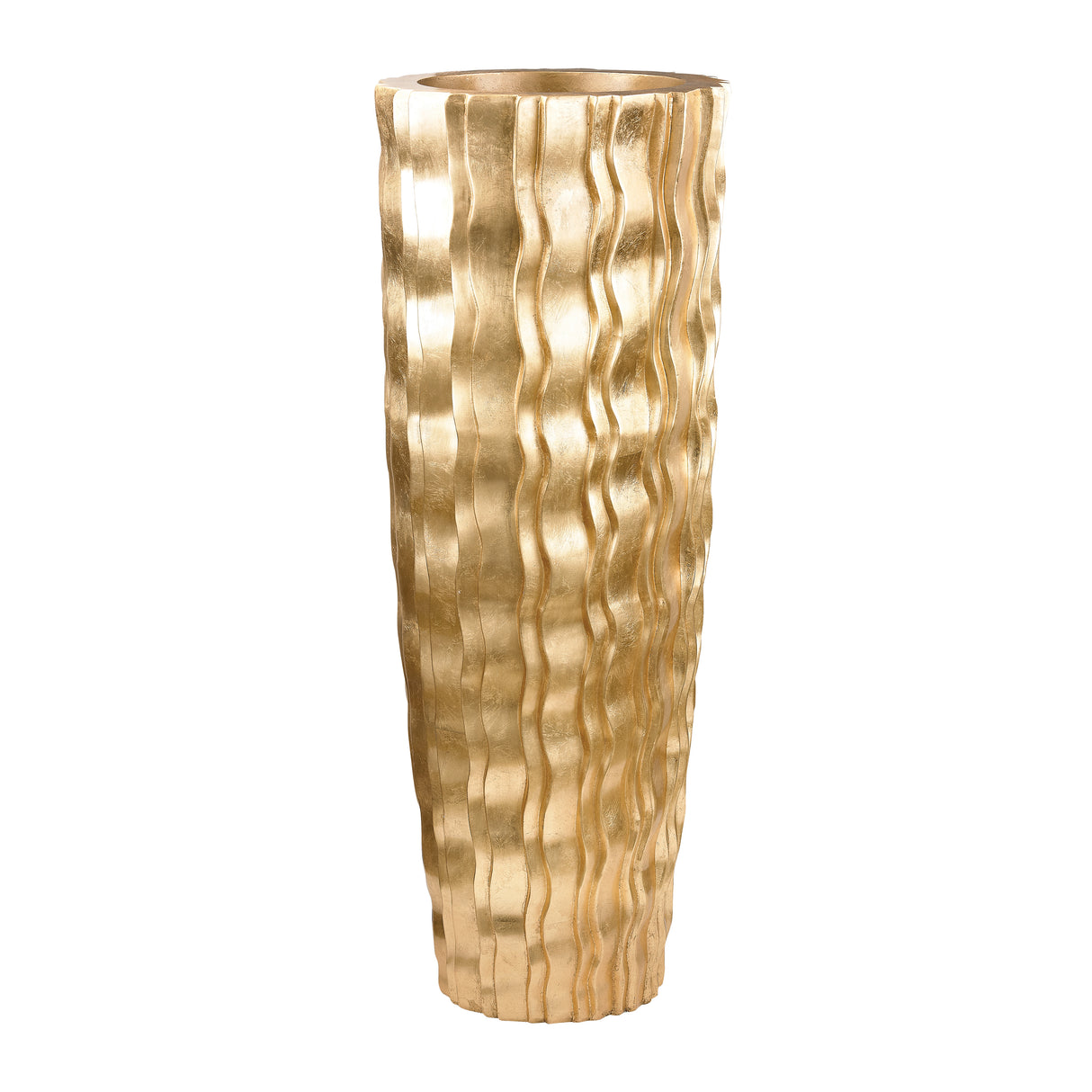 Elk 9166-032 Wave Vase - Large Gold