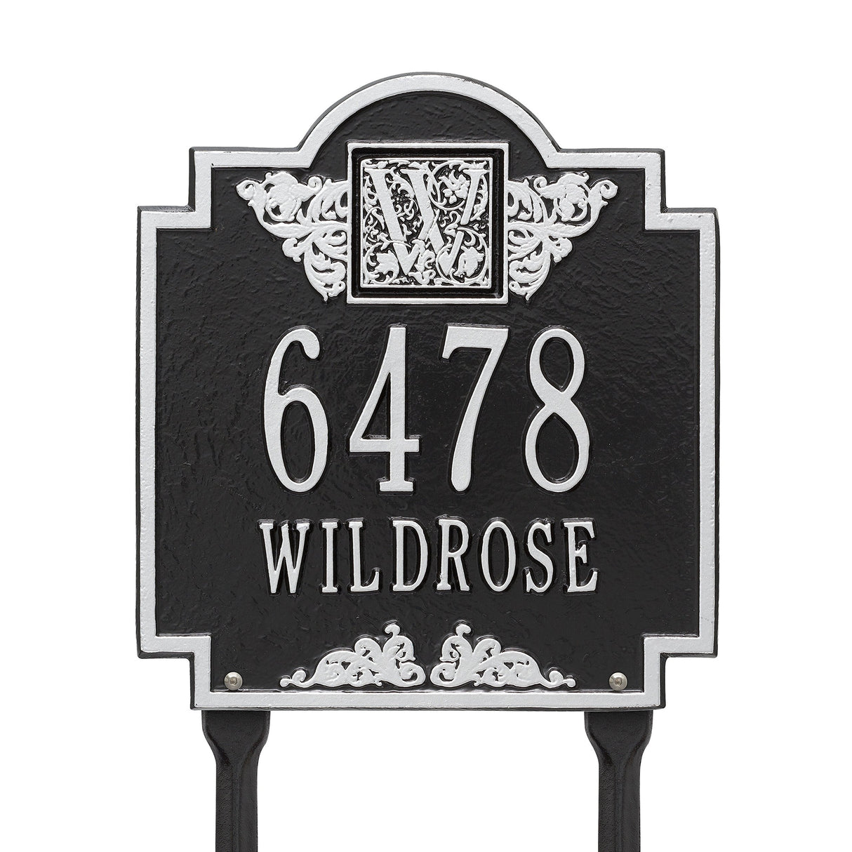 Whitehall 5106BS - Monogram - Standard lawn - Two Line