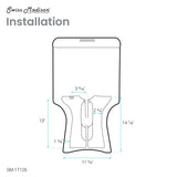 Daxton One-Piece Elongated Dual-Flush Toilet 1.1/1.6 gpf