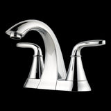Pasadena 2-Handle 4" Centerset Bathroom Faucet in Polished Chrome