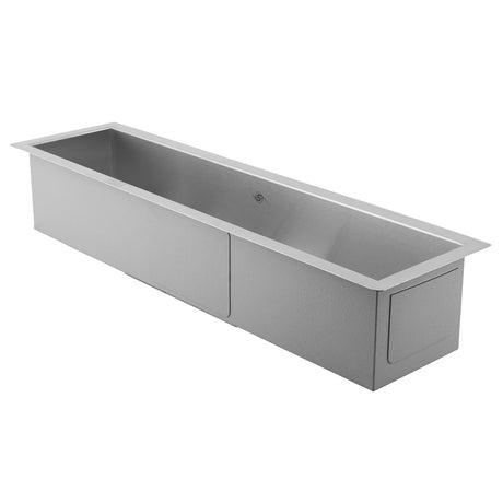 DAX Stainless Steel Handmade Undermount Bar Sink, Brushed Stainless Steel DAX-SQ-3285