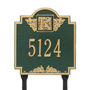 Whitehall 5105GG - Monogram - Standard Lawn - One Line