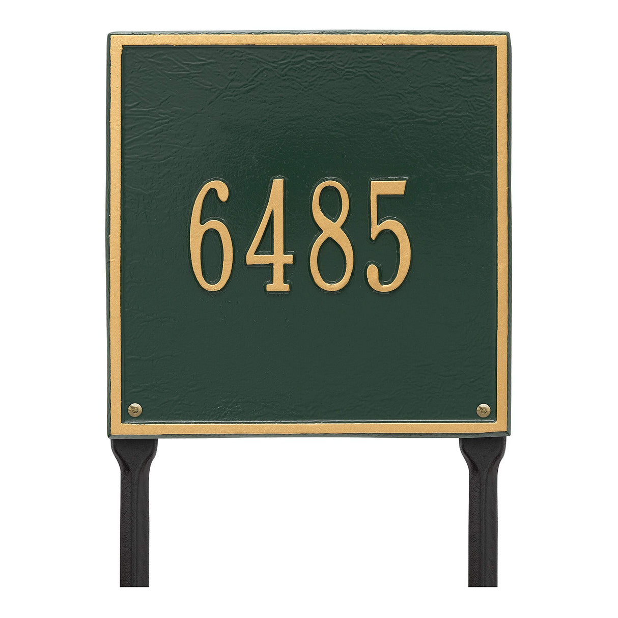 Whitehall 2113GG - Personalized Square Plaque - Standard - Lawn - 1 line