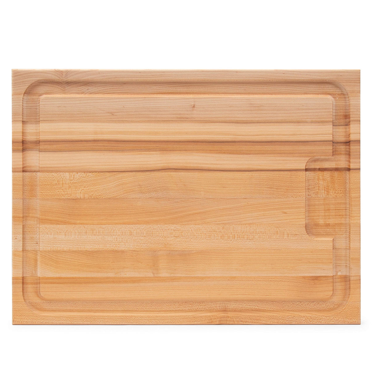 John Boos Au Jus Maple Wood Cutting Board for Kitchen Prep, 18 x 24 Inches, 1.5 Inches Thick Edge Grain Charcuterie Boos Block with Juice Grooves