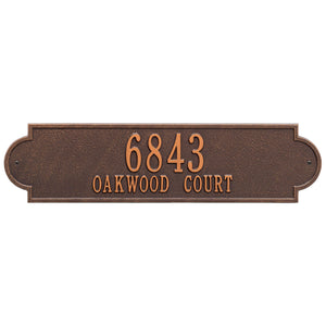 Whitehall 2999AC - Personalized Richmond Plaque -Estate - Wall - 2 Line