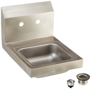 John Boos PBHS-W-0909 Stainless Steel 304 Pro-Bowl Hand Sink, Splash Mount Faucet Location, 9