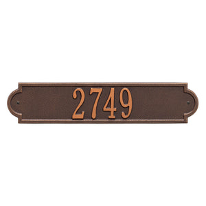 Whitehall 3008AC - Personalized Richmond Horizontal Plaque - Standard - Wall - 1 Line