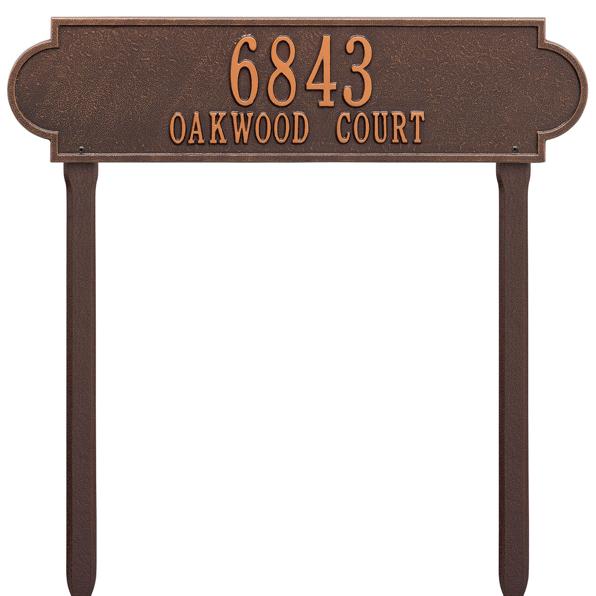 Whitehall 2991AC - Personalized Richmond Plaque -Estate- Lawn - 2 Line