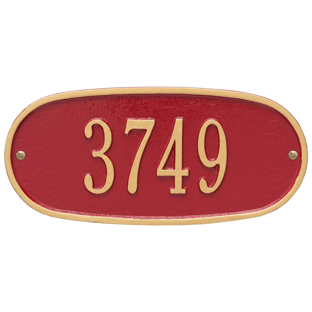 Whitehall 4004RG - Oval Plaque - Std Wall - One Line