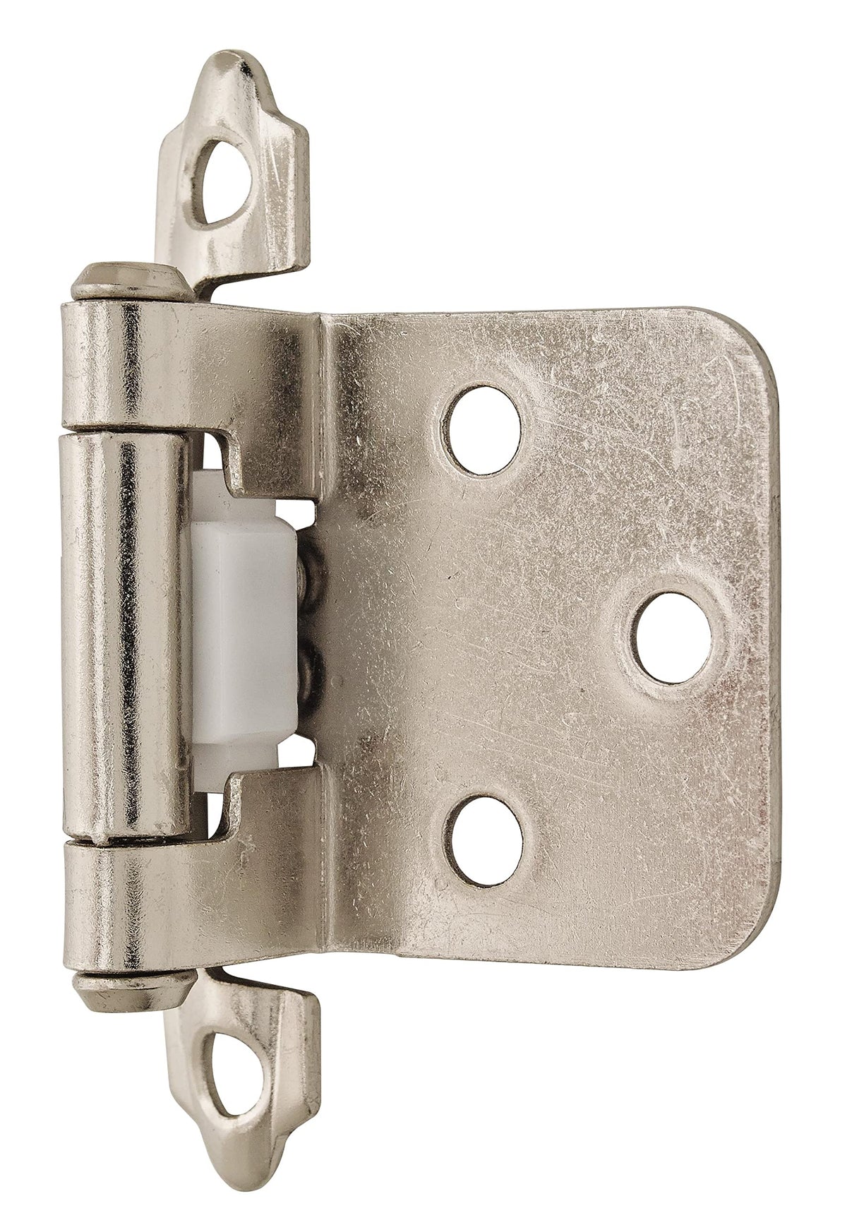 Variable Overlay Self-Closing, Face Mount Polished Chrome Hinge - 2 Pack