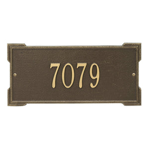 Whitehall 1021AB - Personalized Roanoke Plaque - Standard -Wall - 1 Line