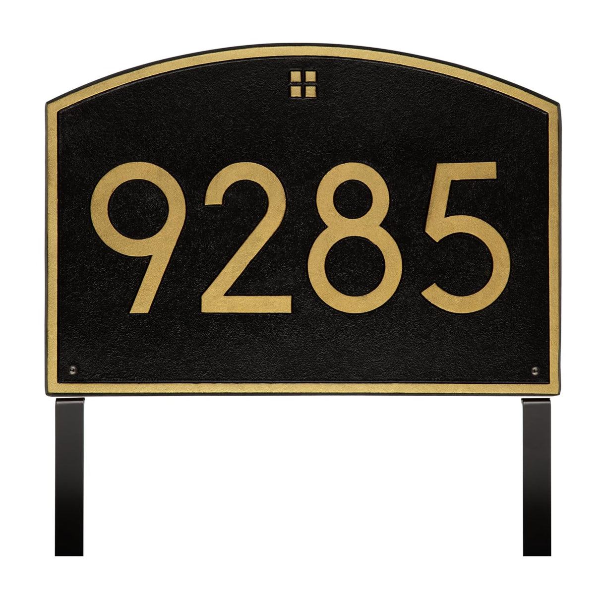 Whitehall 3908BG - Cape Charles Modern Font Plaque, Estate Lawn 1-line