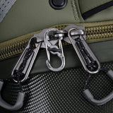 Nite Ize S-Biner MicroLock Aluminum, Locking Keychain Carabiner, 5 Pack, Assorted Colors