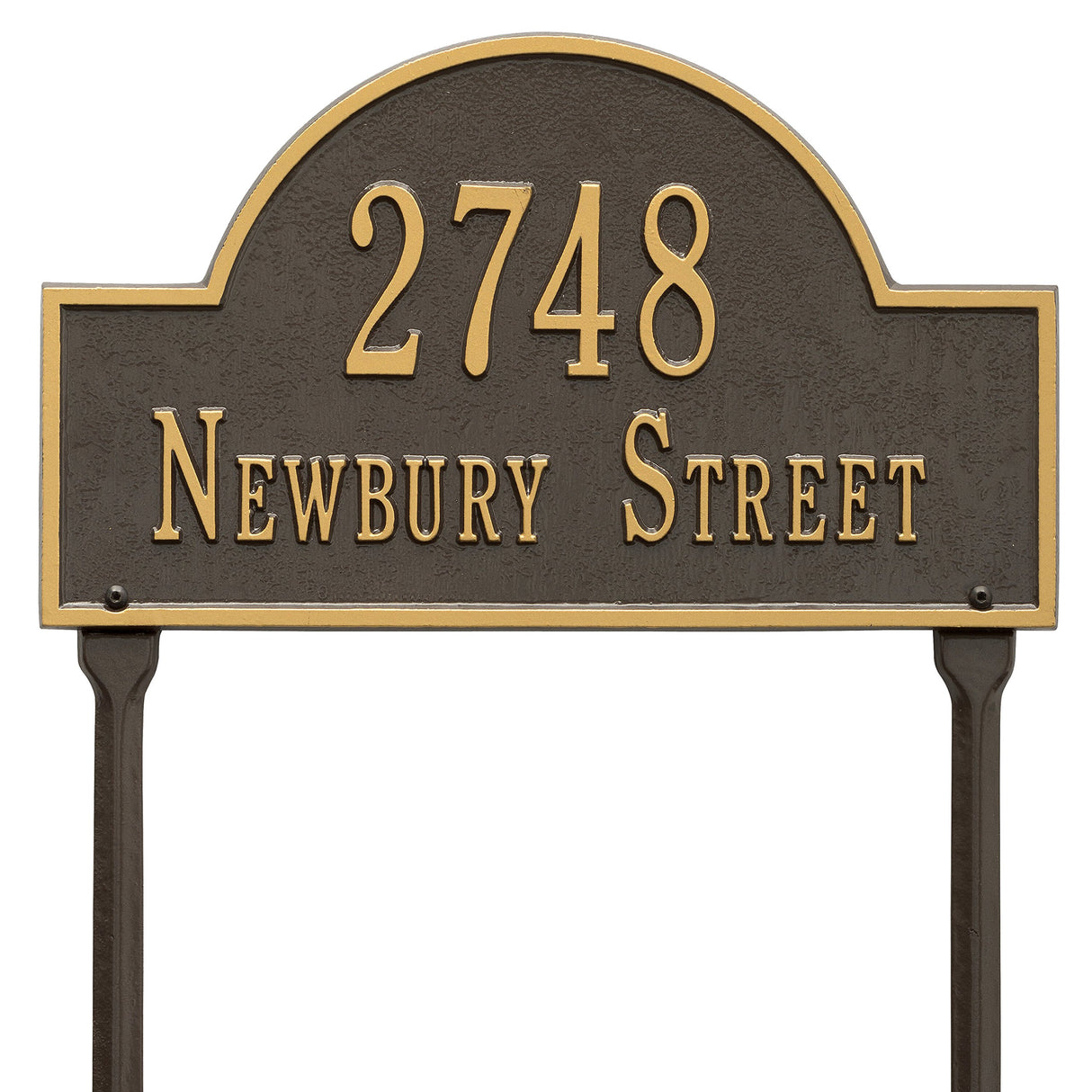 Whitehall 1106OG - Arch Marker - Standard Lawn - Two Line