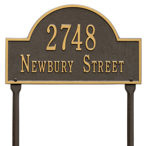 Whitehall 1106OG - Arch Marker - Standard Lawn - Two Line