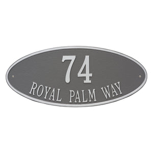 Whitehall 4010PS - Madison Oval - Estate Wall - Two Line