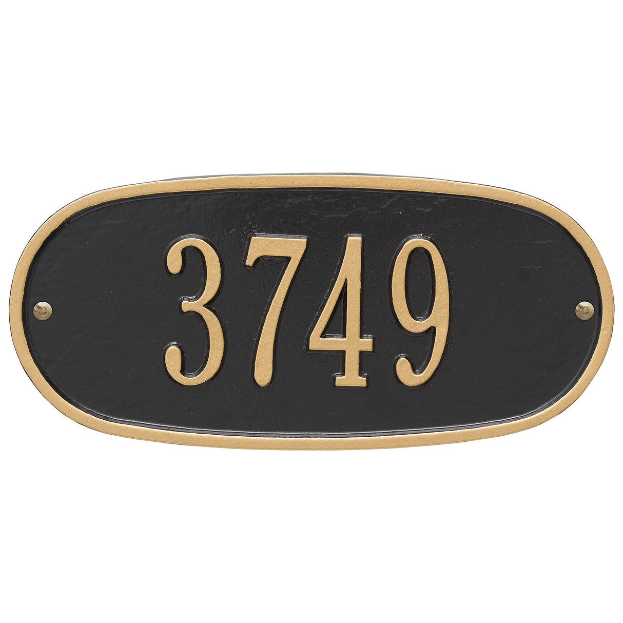 Whitehall 4004BG - Oval Plaque - Std Wall - One Line