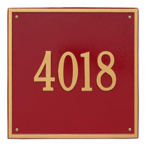 Whitehall 2116RG - Personalized Square Plaque - Estate -Wall - 1 line