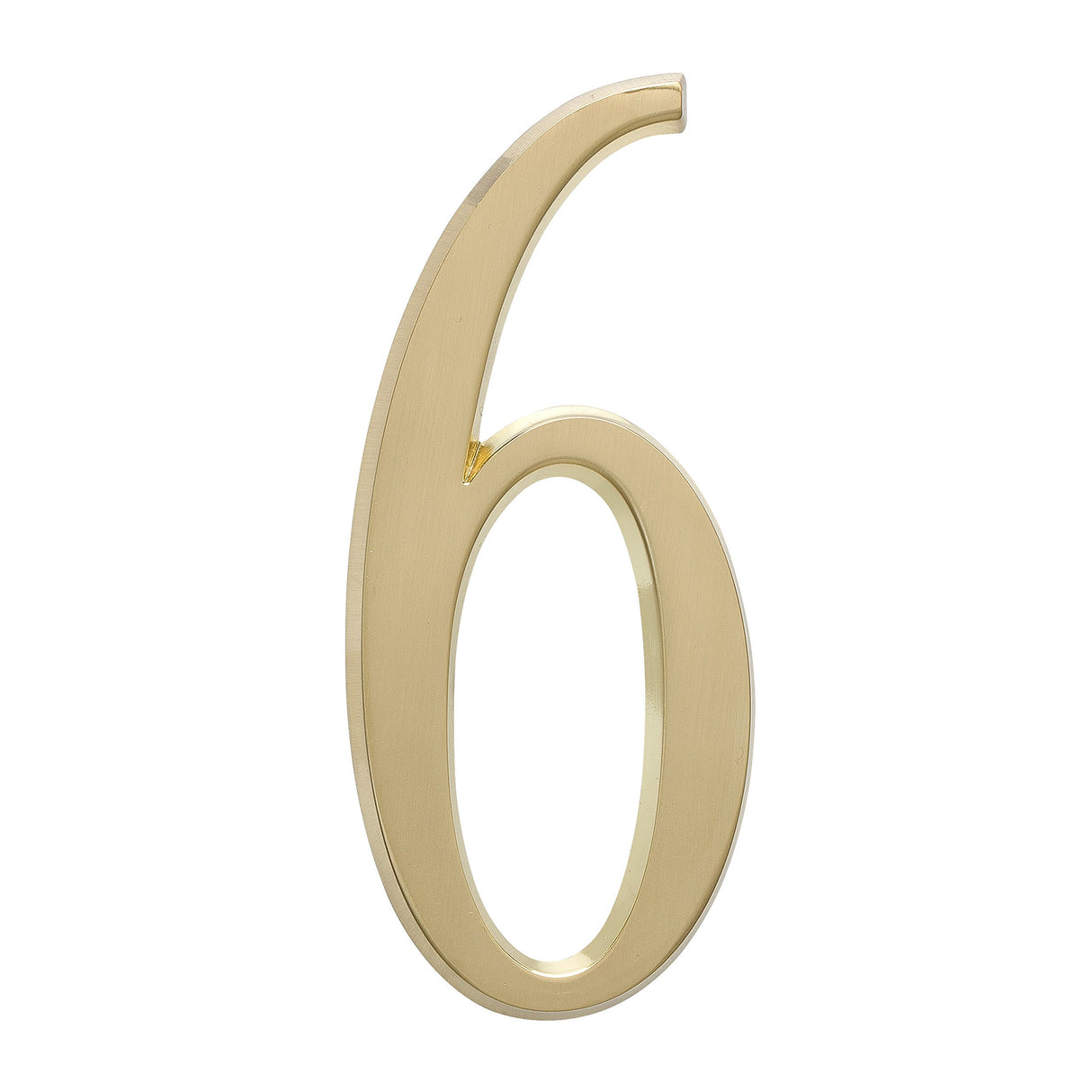 Whitehall 11216 -  4.75" Number 6 Satin Brass