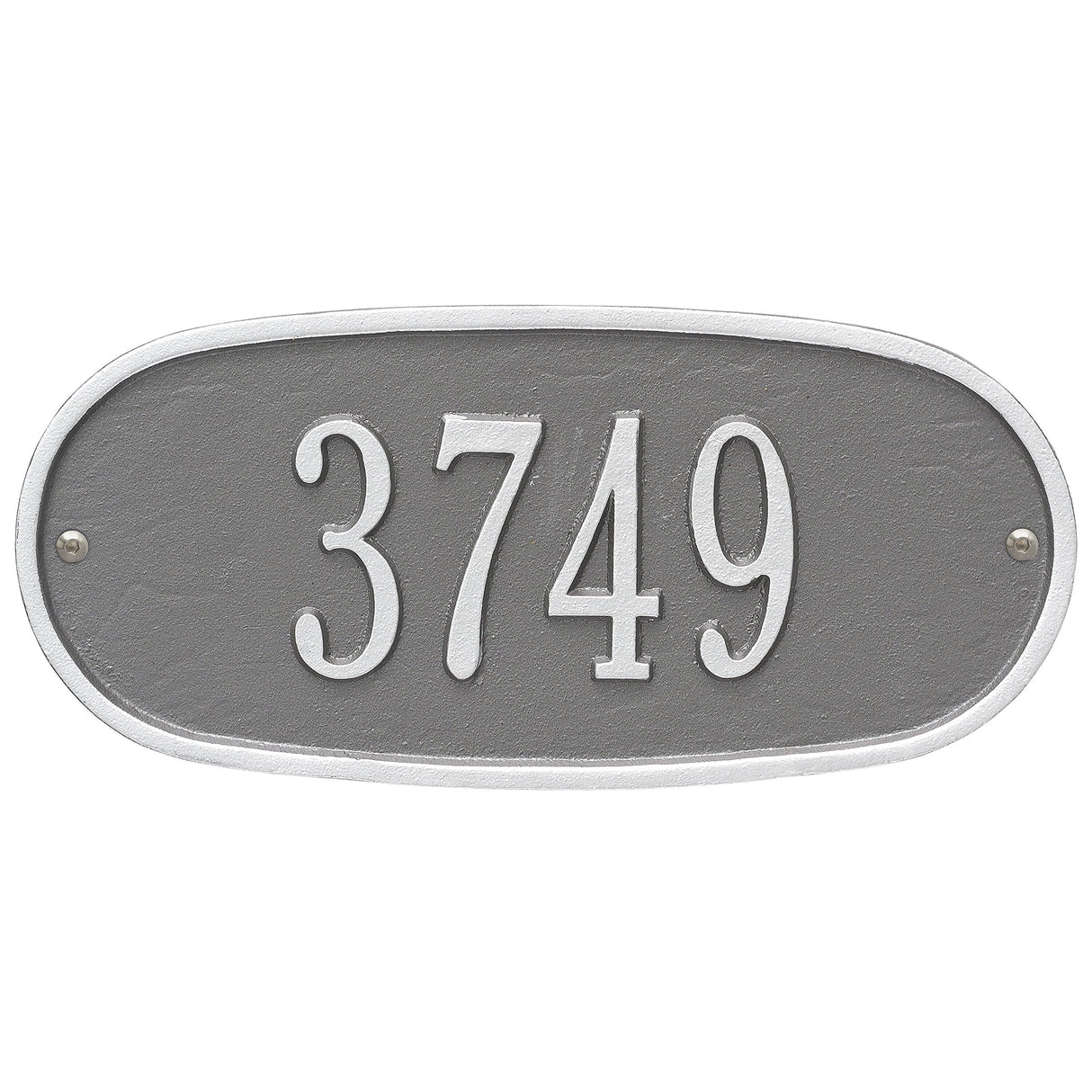 Whitehall 4004PS - Oval Plaque - Std Wall - One Line