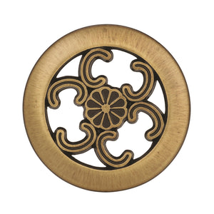 Amerock Cabinet Knob Antique Brass 1-1/2 inch (38 mm) Diameter Everyday Heritage 1 Pack Drawer Knob Cabinet Hardware