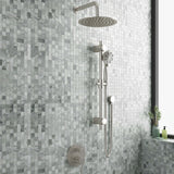 PULSE ShowerSpas 3006-BN-1.8GPM Brushed-Nickel Combo Shower System, 1.8 GPM