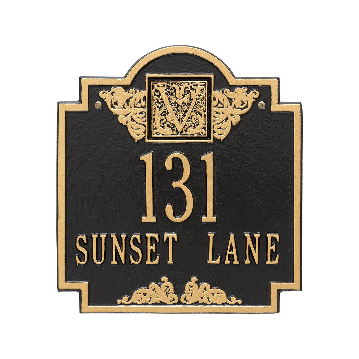 Whitehall 5006BG - Monogram - Standard Wall - Two Line