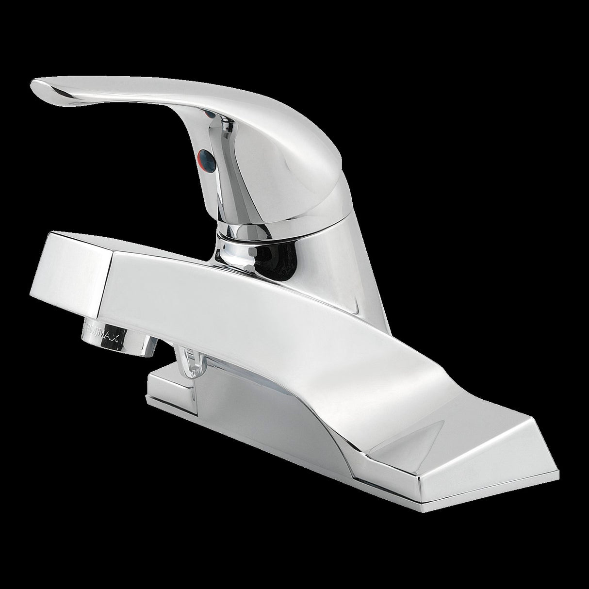 Pfirst Series Single Control 4" Centerset Bathroom Faucet in Polished Chrome