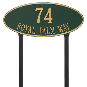 Whitehall 4012GG - Madison Oval - Estate Lawn - Two Line