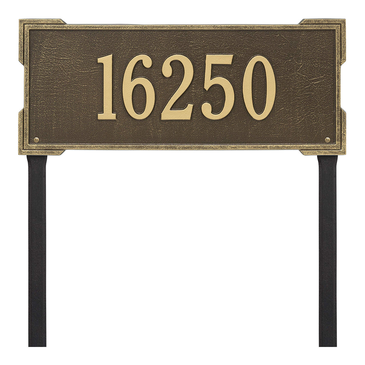 Whitehall 1121AB - Personalized Roanoke Plaque - Estate -Lawn - 1 Line