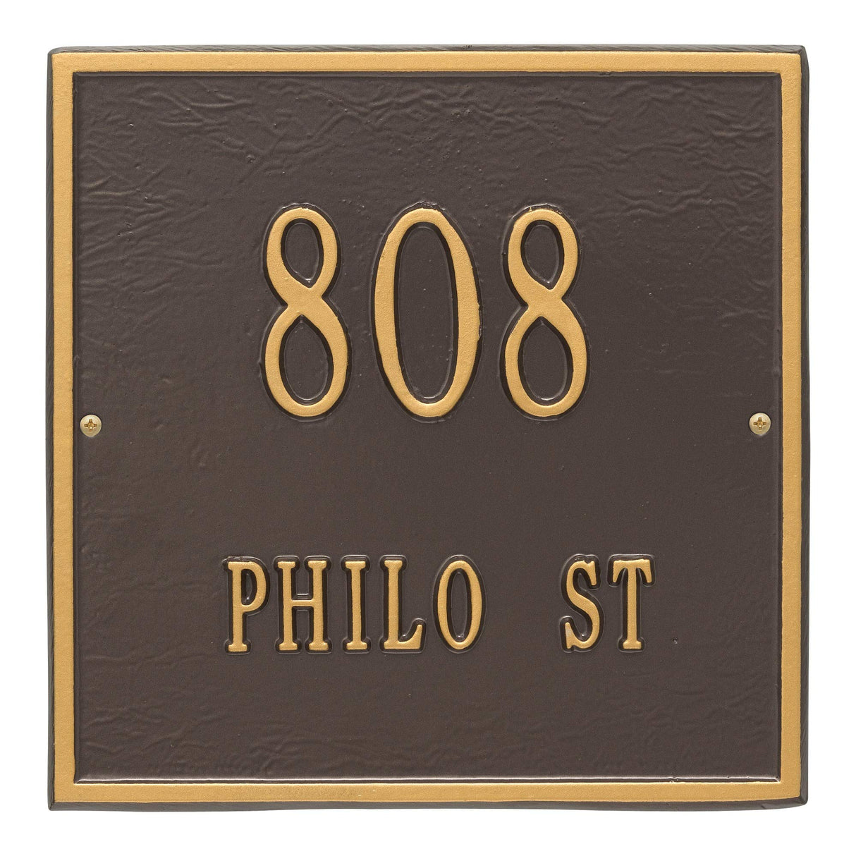 Whitehall 2111OG - Personalized Square Plaque - Standard - Wall - 2 line