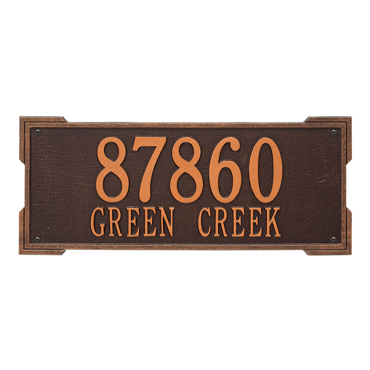 Whitehall 1020AC - Personalized Roanoke Plaque - Estate -Wall - 2 Line