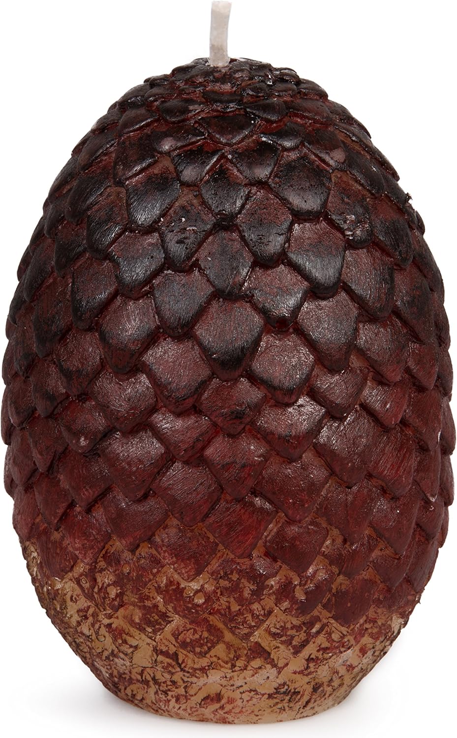 Game of Thrones Dragon Egg Replica Candles Set of 3, Unscented - Officially Licensed - Gift for GoT & House of The Dragon Fans, Men, Women, Adults - 2.5" Each