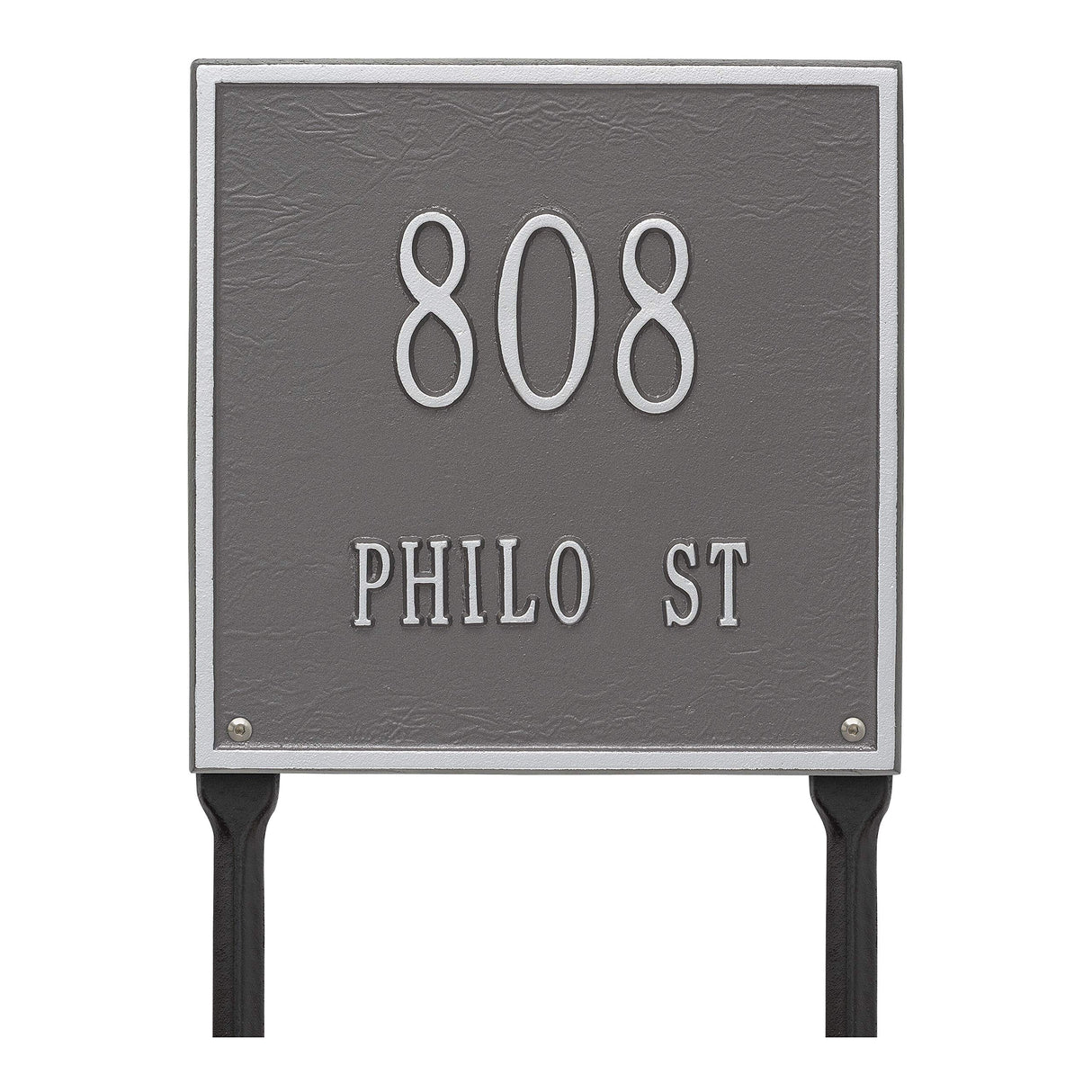 Whitehall 2114PS - Personalized Square Plaque - Standard - Lawn - 2 line