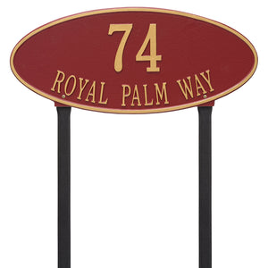 Whitehall 4012RG - Madison Oval - Estate Lawn - Two Line